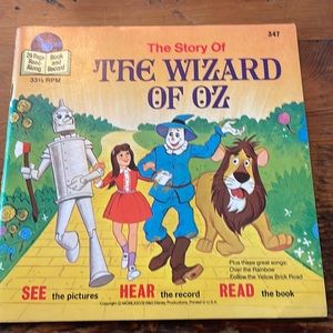Disneyland Book and Record The Wizard of Oz